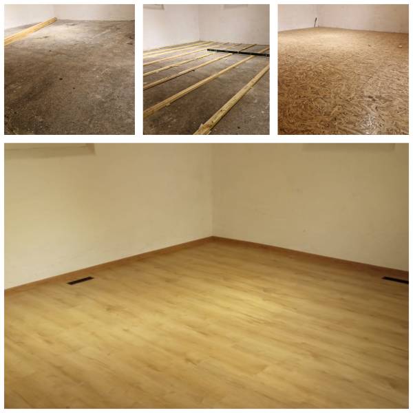 Panneautage sur lambourde