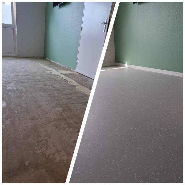 Ragréage et pose pvc