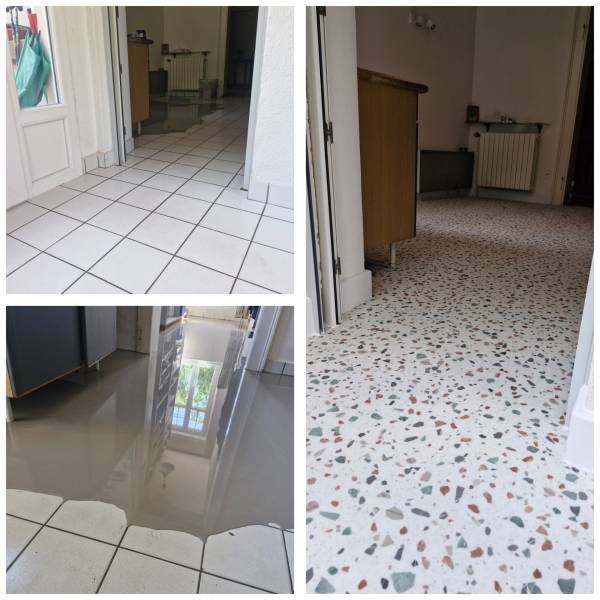 Rénovation sol cuisine