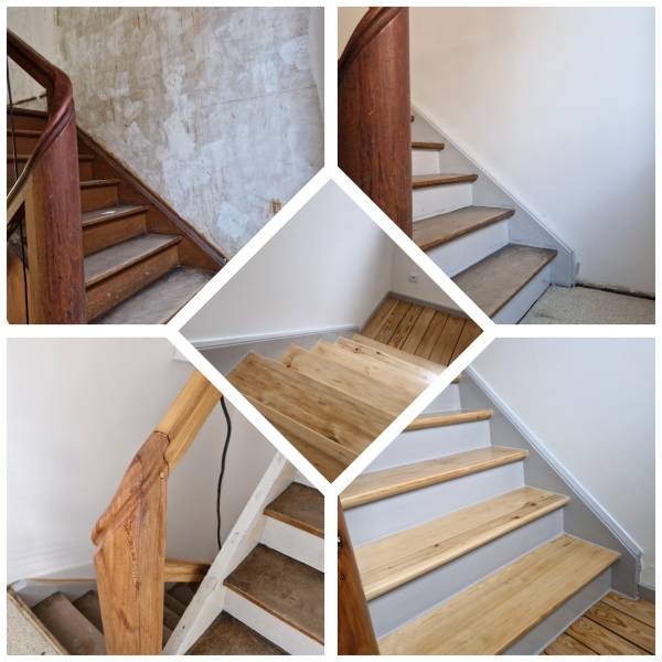 Renovation cage d'escalier